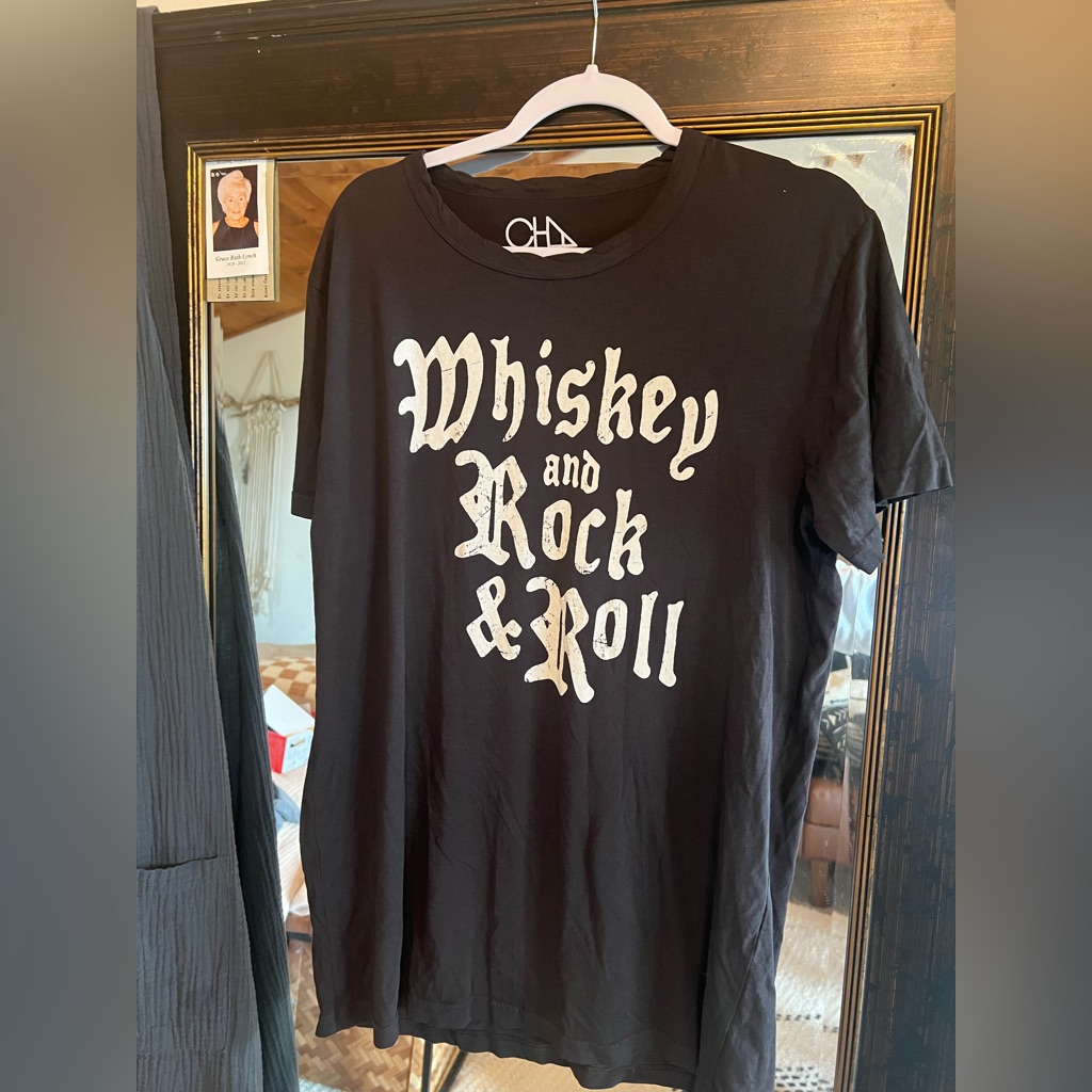 Whiskey  Rock  Roll Chaser Brand TeeB2g1